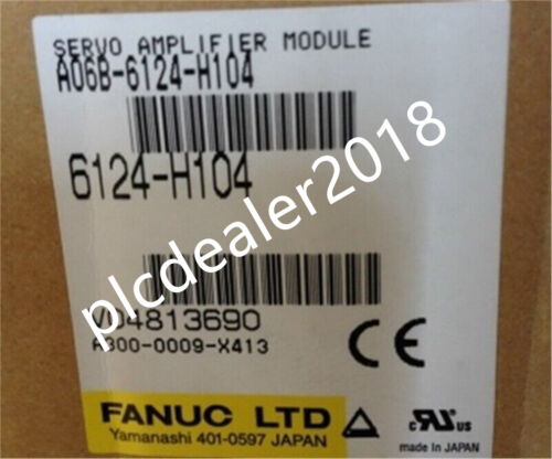 1 قطعة جديد في الصندوق FANUC A06B-6124-H104 محرك سيرفو A06B6124H104 عبر DHL