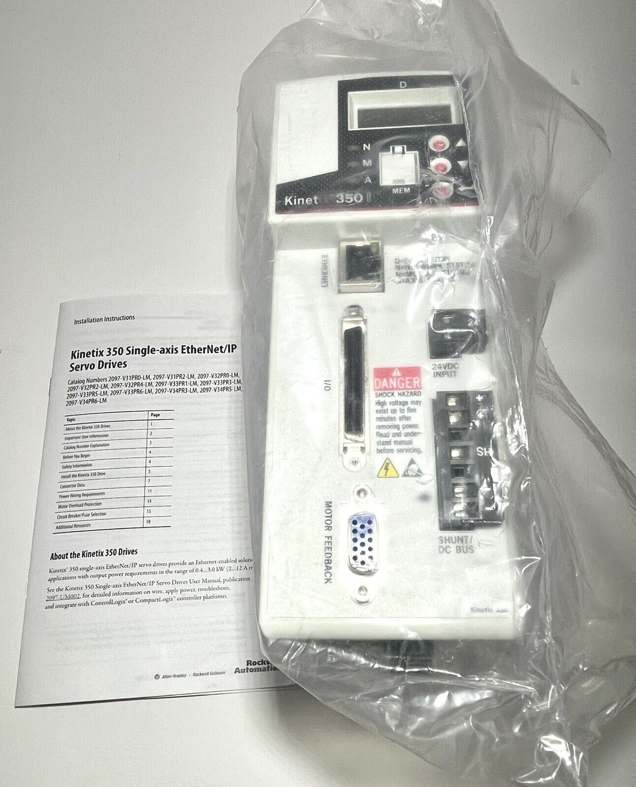 1PC Allen Bradley 2098-DSD-010 Servoverstärker Ultra 3000 DIGITAL 1KW 5/15 AMPERE 100/240 VAC 12/24 VDC Versorgung 50/60 HZ Neues In-Box-Schnellschiff mit einem Jahr Garantie Fedex/DHL/UPS