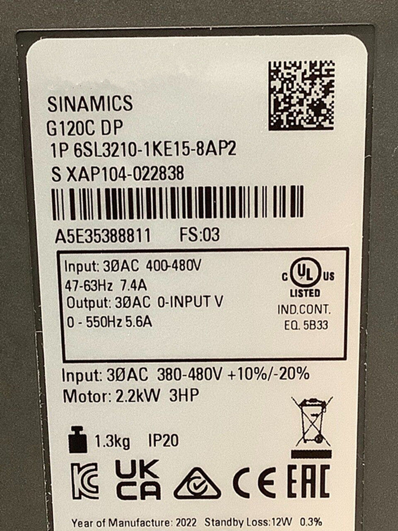 1PC Allen Bradley 2094-AM02-S Kinetix 6000 Integriertes Achsmodul 21,2 AMPERE RMS SPITZENAUSGANG STROM 325V DC NOMINAL Eingangsspannung Neu im Lieferumfang Schneller Versand mit einjähriger Garantie Fedex/DHL/USV