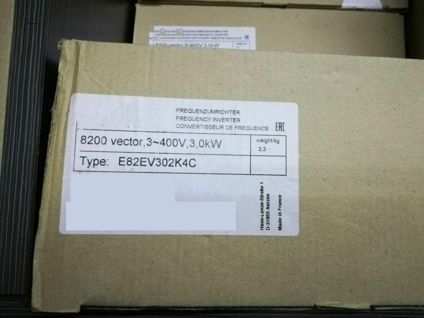 New LENZE E82EV302_4C Inverter