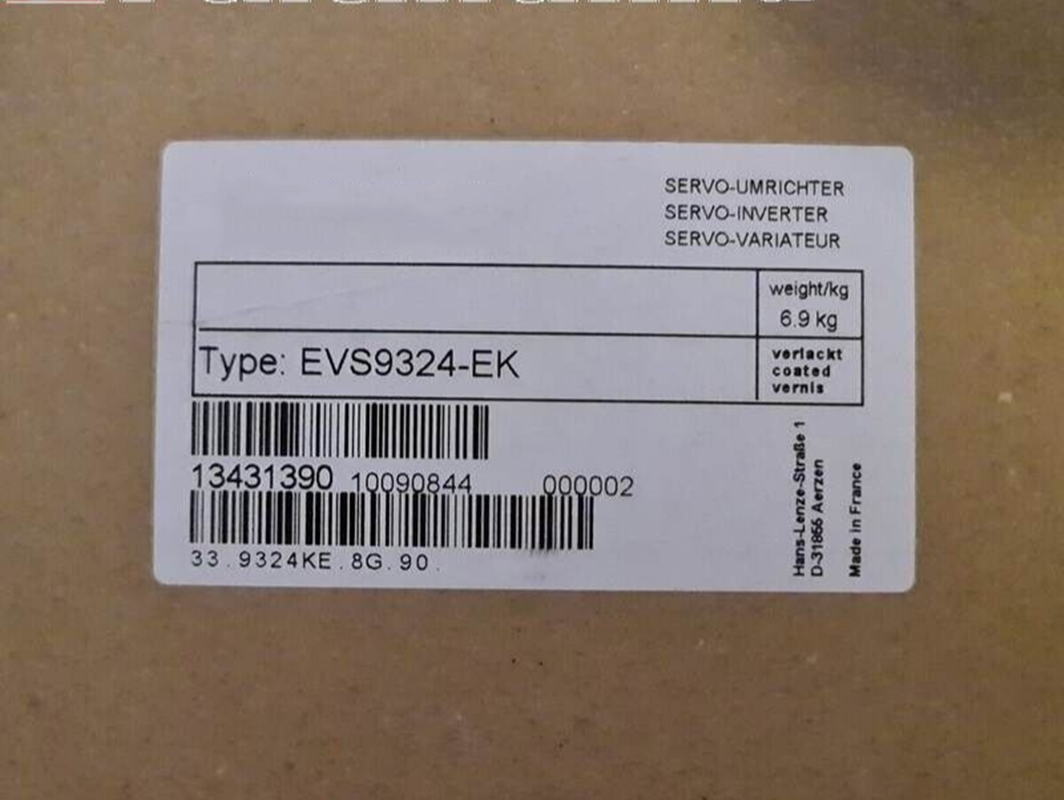 1PC LENZE EVS9323-EK Servoregler 9300 SERIE 400/480 VAC 1,5 KW (2 PS) EINGEBAUTE Einheit EVS9323EK Servo CAM PROFILER Neuer Schnellversand mit einjähriger Garantie Fedex/DHL/UPS