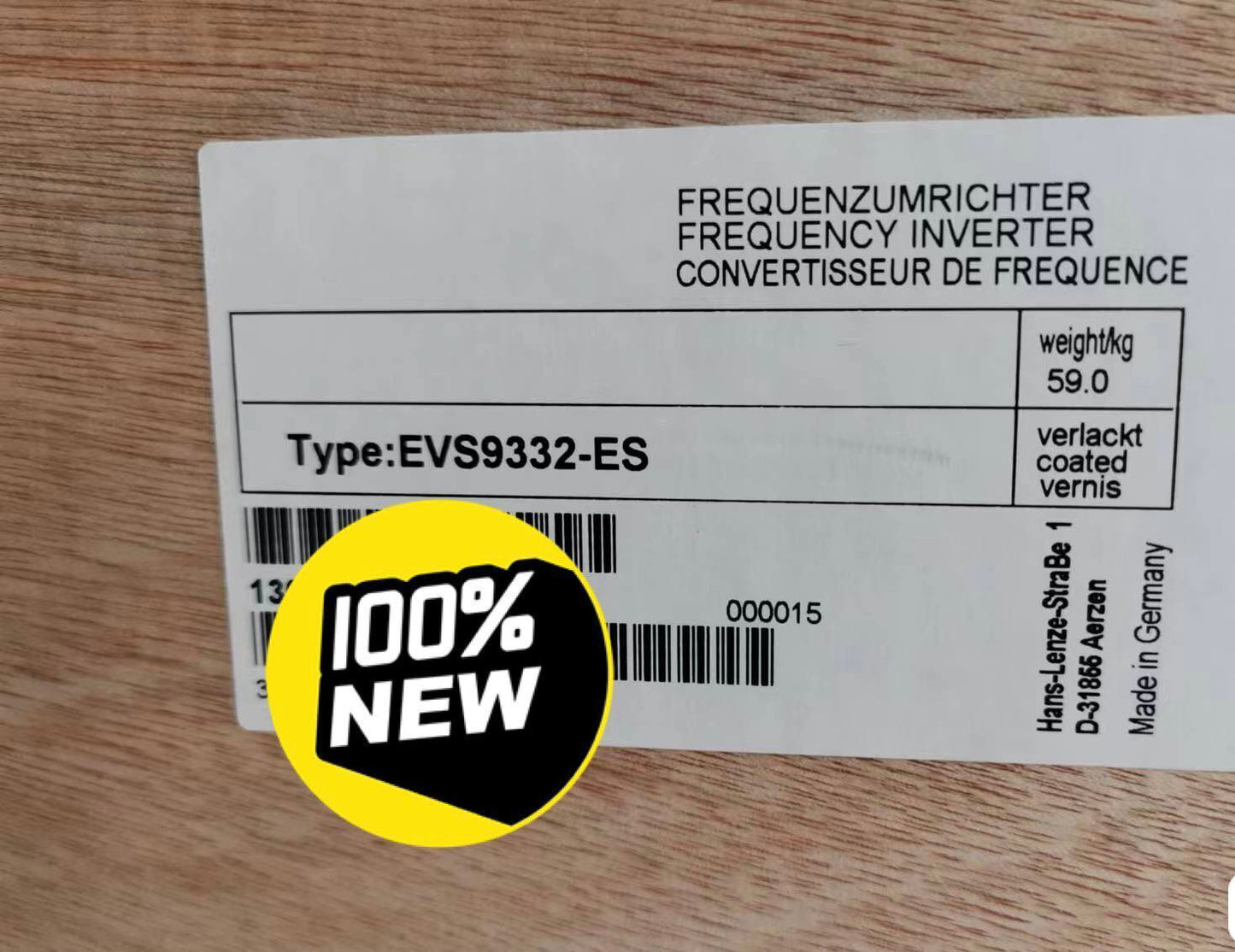 1PC LENZE EVS9323-EK Servoregler 9300 SERIE 400/480 VAC 1,5 KW (2 PS) EINGEBAUTE Einheit EVS9323EK Servo CAM PROFILER Neuer Schnellversand mit einjähriger Garantie Fedex/DHL/UPS