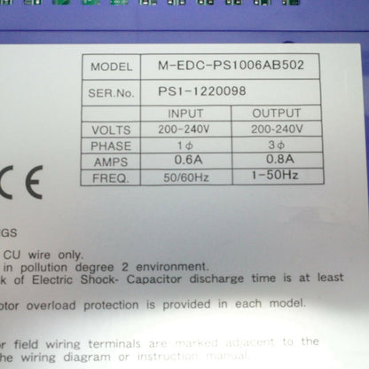New NSK M-EDC-PS1018AB502 Servo Drive